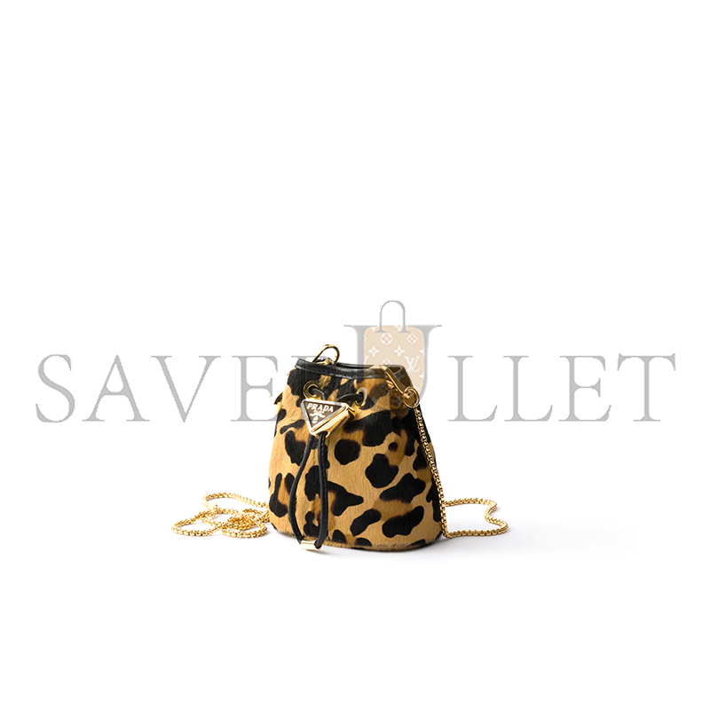 PRADA PRINTED LEATHER MINI POUCH 1NR016 (9.5*9*6cm) 